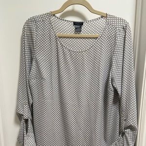 Ann Taylor tab sleeve blouse
